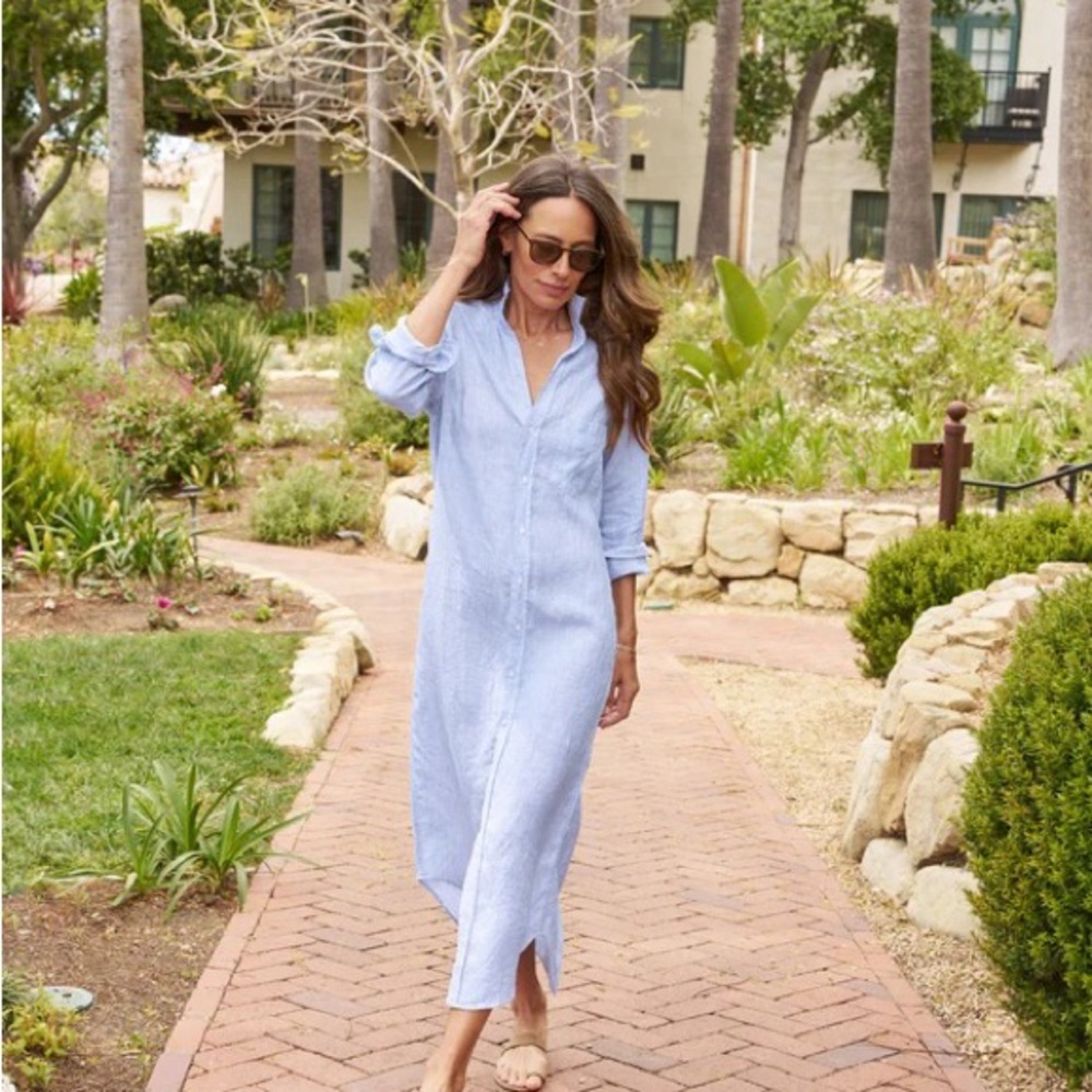 Linen Dress by Frank & Eileen - Rory Maxi Dress